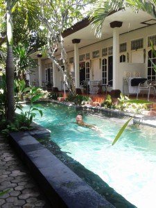 The pool at Little Pond in Sanur.