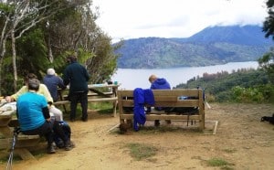 Enjoying the view at our lunch stop.